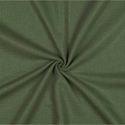 Glitzer Musselin Stoff 50x136cm uni Oeko-Tex Double Gauze Windeltuch Mulltuch Baumwolle pistaziengruen