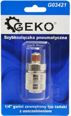 Obrázok produktu pre Rýchlospojka samica s vonkajším závitom 1/4'' geko