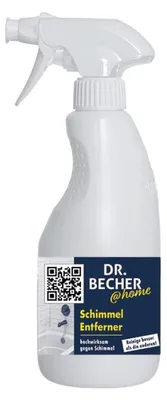 Produktbild von DR.BECHER @home Schimmelentferner - Leistungsstarkes Desinfektionsmittel gegen Schimmel, Hefen und Bakterien auf Fliesen und Fugen - Ideal für Bad, Küche, Keller und Sauna 500ml