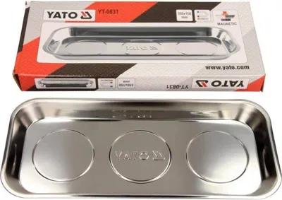 Zdjęcie produktu dla Yato YT-0831, Magnetyczny uchwyt narzędziowy, Stal nierdzewna, Stal nierdzewna, 350 mm, 150 mm