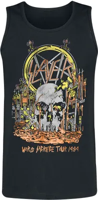 Produktbild von Slayer Tank-Top Herren World Sacrifice schwarz XXL