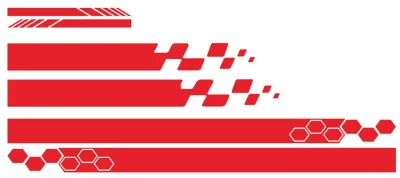 Zdjęcie produktu dla Omgoods - Zestaw 5 naklejek wyścigowych do samochodów i ciężarówek