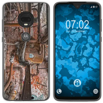 Produktbild von PhoneNatic Case kompatibel mit Motorola Moto G7 Silikon-Hülle Urban M1