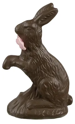 Zdjęcie produktu dla Clayre & Eef figurka dekoracyjna królik 13 cm brązowy plastik