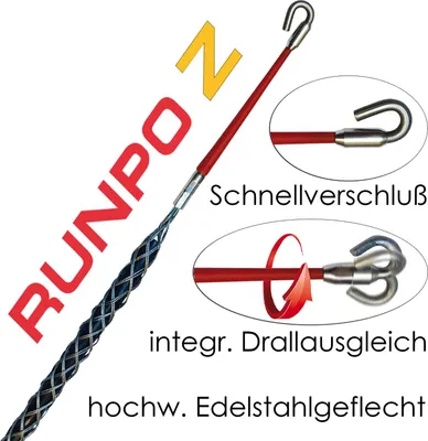 Immagine prodotto di Runpotec 20273 Runpo Z Kabelziehstrumpf