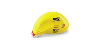 Produktbild von UHU Dry & Clean Roller, Gelb, 8,5 m, 6,5 mm, CE, Sichtverpackung, 1 Stück(e)