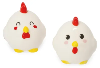 Imagen del producto de Legami S.p.A. Sociedad Benefit. Juego de salero y pimentero con forma de pollo. Otros