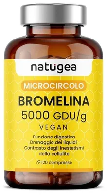 Immagine prodotto di Natugea Bromelina 5000 5000 Gdu/G 120 Compresse