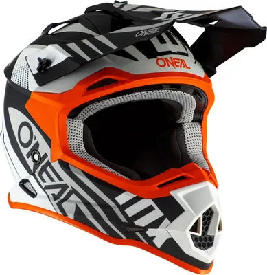 Produktbild von Oneal 2Series Spyde 2.0 Motocross Helm (Black/White/Orange,L)