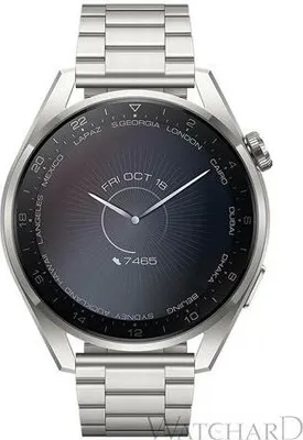 Immagine prodotto di Huawei Watch 3 Pro 1,43", GPS (satellite), display AMOLED, touchscreen, cardiofrequenzimetro, impermeabile, Bluetooth, WLAN, grigio titanio