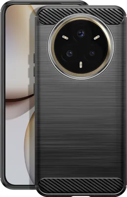 Produktbild von Avizar, Realme 14 Pro Plus Silikonhülle Carbon Design, Schwarz