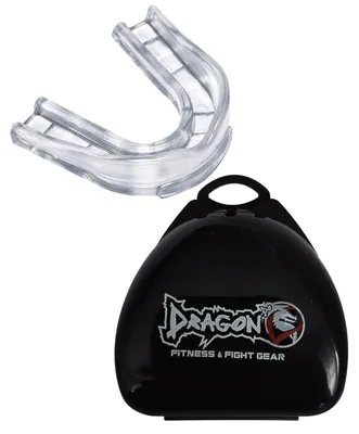 Produktbild von Dragon do Professional Mundschutz Sportmundschutz für Boxen, MMA, Kickboxen, Kampfsport, Rugby, Karate, Hockey Zahnschutz Erwachsene, Jugendliche (Transparent, Standard-99120)