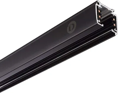 Produktbild von 3-Phasen-Stromschiene D LINE, Aufbau, 220-240V AC/50-60Hz, 100cm, Schwarz