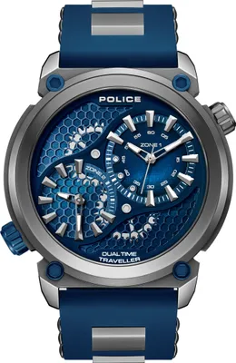 Produktbild von POLICE Herrenuhr Quarzuhr blau onesize Herren 48 PEWGM0071801, PEWGM0071802, PEWGM0071803