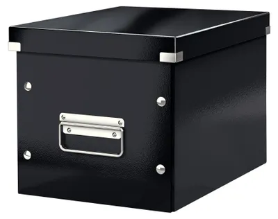 Image de LEITZ 6109-00-95 Boîte de rangement Click & Store 10,0 l noir 26,0 x 26,0 x 24,0 cm