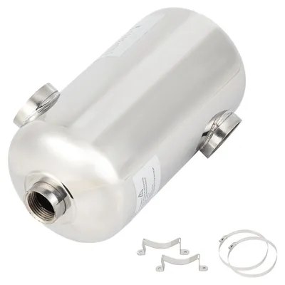 Imagen del producto de Intercambiador de calor para piscina, 28 kW, acero inoxidable, diseño compacto
