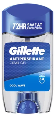 Zdjęcie produktu dla Gillette Clear Gel Dezodorant antyperspirant Cool Wave, opakowanie 70 ml