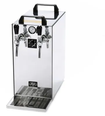 Immagine prodotto di Spillatore birra con pompa a membrana Kontakt 40/K PROFI, dispenser birra, macchina per birra 2-linee, 50 litri/h - Green Line