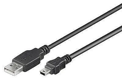 Produktbild von PremiumCord KU2M05A, 0,5 m, USB A, Mini-USB B, USB 2.0, 0,48 Gbit/s, Schwarz