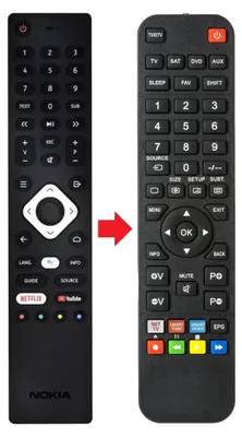 Produktbild von Fernbedienung passend für NOKIA HN24GV310C | HN32GE320C | HN32GV310