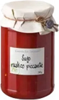 Produktbild von Cascina San Giovanni Sugo rustico piccante mit Tomatenstücken (4048) | Tomatensauce