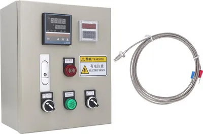 Image de Régulateur de température 0–400 °C, affichage numérique, régulation PID avec thermocouple, 220 V CA, 4 kW