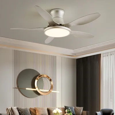 Produktbild von SX023-122 Deckenventilator mit LED Beleuchtung mit Fernbedienung Lichtfarbe/Helligkeit einstellbar 6 Geschwindigkeiten, timer 2 Stunden Sommer-, und Wintermodus 54 W