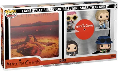 Zdjęcie produktu dla Funko Alice in Chains POP! Albums DLX Vinyl Figuren 4er-Pack Dirt 9 cm
