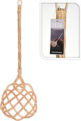 Produktbild von Home Styling Collection Teppichklopfer | Ausklopfer aus Rattangeflecht für Teppiche Matten Vorleger 74 cm
