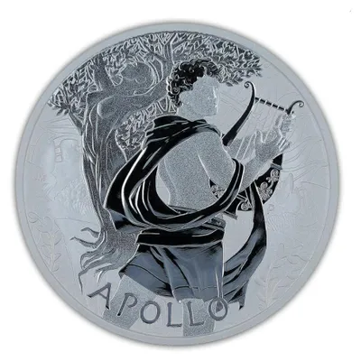 Immagine prodotto di moneta d'argento da 1 oncia Gods of Olympus - Apollo 2023 Gods of Olympus Argento 9999