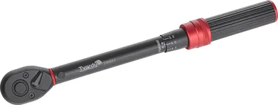 Image de clé dynamométrique 3/8" 10-60 Nm - Un outil de précision pour une utilisation professionnelle, qui permet un contrôle précis du couple et convient pour les filetages à droite et à gauche.