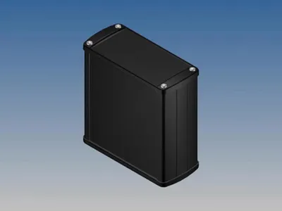 Produktbild von ALUMINIUMGEHUSE - SCHWARZ - 110 x 105.9 x 45.8 mm