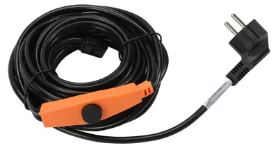 Productafbeelding van Ikodm verwarmingskabel, 2 meter, 32W, buisverwarmingskabel, 230V, IP68, automatische vorverwarmingskabel voor metalen en kunststofbuizen