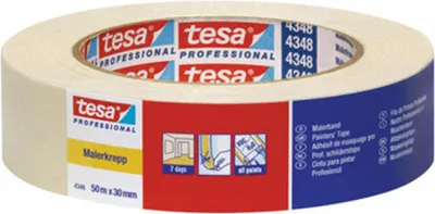 Immagine prodotto di tesa 04348-00016-04 Nastro per mascheratura in carta crespa standard per pittori, 25 mm x 50 m