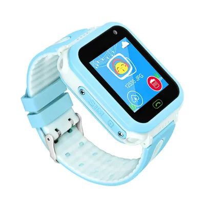 Image de Kids Smart Watches avec GPS Tracker appel pour les garçons filles Montre-bracelet numérique, Sport Smart Watch, IP67 résistant à l'eau Smartwatch, Blue