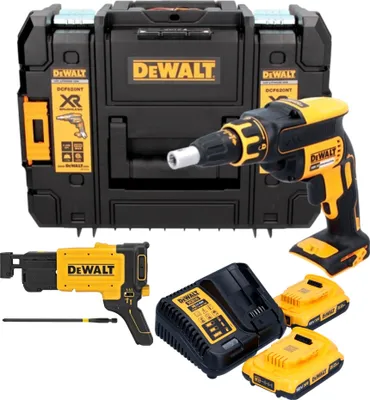 Image de DeWalt DCF 620 D2T Visseuse pour cloisons sèches sans fil 18 V 30 Nm Brushless + 2x batterie 2,0 Ah + chargeur + TSTAK