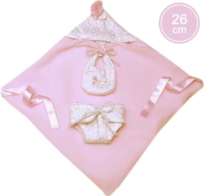 Obrázek produktu pro Lorens M26-308 Oblečení pro panenku novorozence velikosti 26 cm