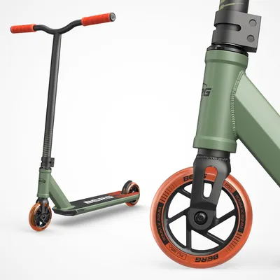 Obrázek produktu pro Koloběžka Berg Proxus X1 Stunt Green - oranžová