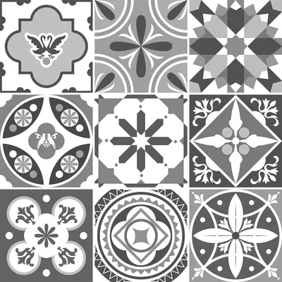 Produktbild von Selbstklebende Fliesenaufkleber für Küche und Bad – 9 Fliesenaufkleber – 9 Aufkleber 20 x 20 cm