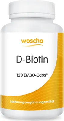 Produktbild von Woscha D-Biotin- 120 EMBO-Caps