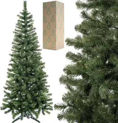 Obrázok produktu pre SPRINGOS Vianočný stromček Jedľa 150 cm Umelý prírodný vianočný stromček vrátane stojana