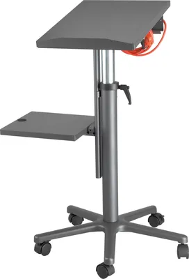 Obrázok produktu pre Projekčný stôl MAUL MAULpro s výškovo nastaviteľnou hviezdicovou základňou na kolieskach 61 x 68 x 120 cm antracitový