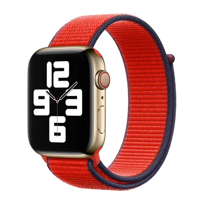 Produktbild von Apple MG443ZM/A, Band, Smartwatch, Rot, Apple, Apple Watch 38mm, 40mm, Nylon