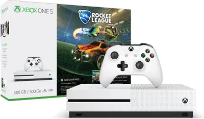 Produktbild von Microsoft Xbox One S Rocket League Spielkonsole, 500 GB, 8192 MB, DDR3, AMD Jaguar, AMD Radeon, Festplatte