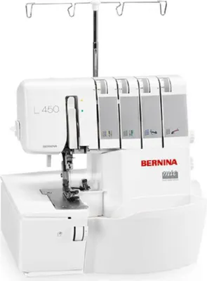Produktbild von Bernina Overlock Nähmaschine L 450, 4/3/2-Faden, 16 Stiche, 1200 Stiche/Min., LED