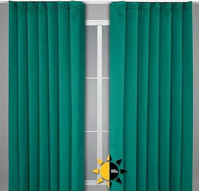 Productafbeelding van Famanu verduisteringsgordijn - Zwart, 140 cm x 175 cm