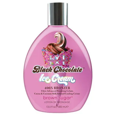 Produktbild von Brauner Zuckerschwarz -Schokoladeneis -Eisbronzer 400 ml