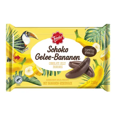 Produktbild von Friedel Schoko-Gelee-Bananen (250 g)