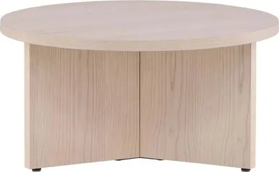 Productafbeelding van FURNLUX salontafel Salto, beige, 85 cm / Hoofdkleur: beige / Afmetingen: 85 x 85 x 43 cm