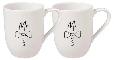 Zdjęcie produktu dla Villeroy&Boch - Zestaw 2 kubków Statement „Mr. i Mr.” 280ml